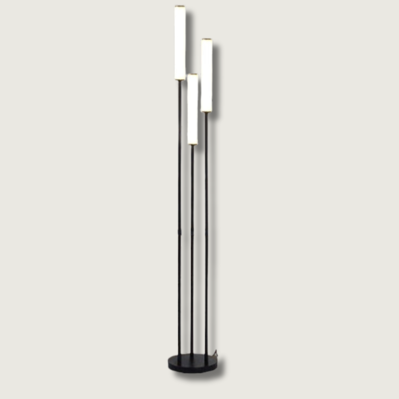 Lumora LED Floor Lamp With Dimmable Built-In Aluminum Shelf | Veisp