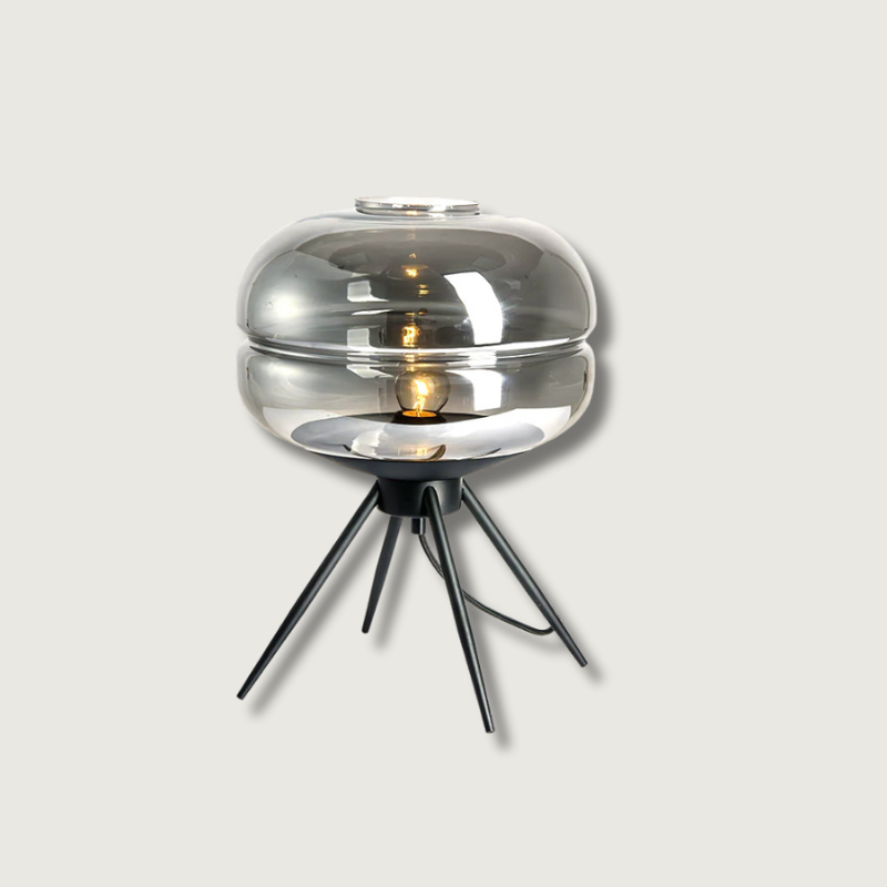 LumiJar Glass LED Table Lamp With Warm Ambient Glow | Veisp