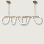 LumaWeft | Chic LED Rope Pendant Light For Living Spaces | Veisp