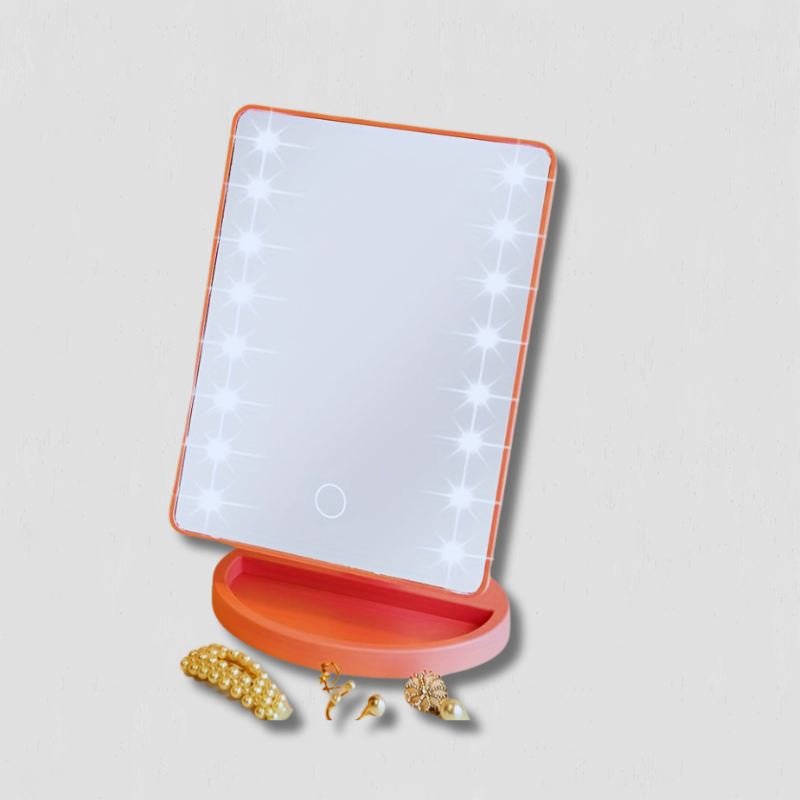 LustraGlow 16-LED Dimmable Adjustable Makeup Mirror | Veisp