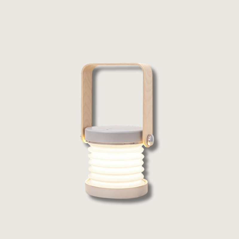 LumiHarbor Honeycomb Portable Table Lamp With Cozy Glow | Veisp