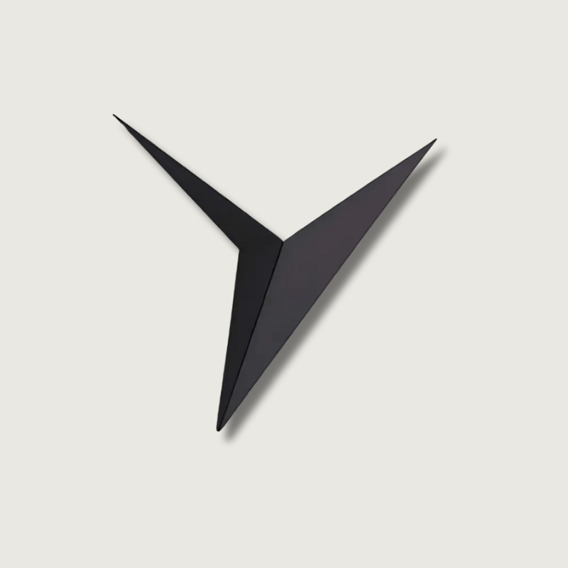 LumaZen | Zen-Inspired Triangular Outdoor LED Wall Light | Veisp