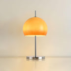 Cresca | Bauhaus Mushroom Table Lamp in Amber Glass | Veisp