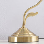 LioraBloom | Floral Glass Table Lamp, Luxurious Home Accent | Veisp