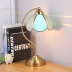 LioraBloom | Floral Glass Table Lamp, Luxurious Home Accent | Veisp