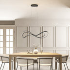 Lumera | Modern LED Pendant Light, Warm Light, Matte Black | Veisp