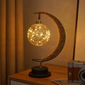 Aurelle | Warm Glass Moon Lamp for Soft Ambient Lighting | Veisp