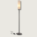 VeraLum Linen Shade Floor Lamp With Iron Base And LED | Veisp