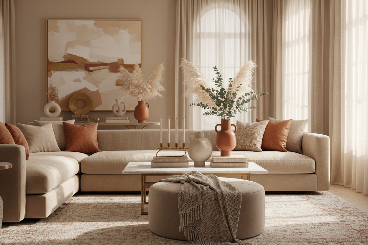 home decor banner. no text or empty space