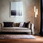 Lumora LED Floor Lamp With Dimmable Built-In Aluminum Shelf | Veisp