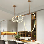 LumaWeft | Chic LED Rope Pendant Light For Living Spaces | Veisp