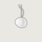 Lunara Pebble Pendant Light In Milk Glass Minimalist Design | Veisp