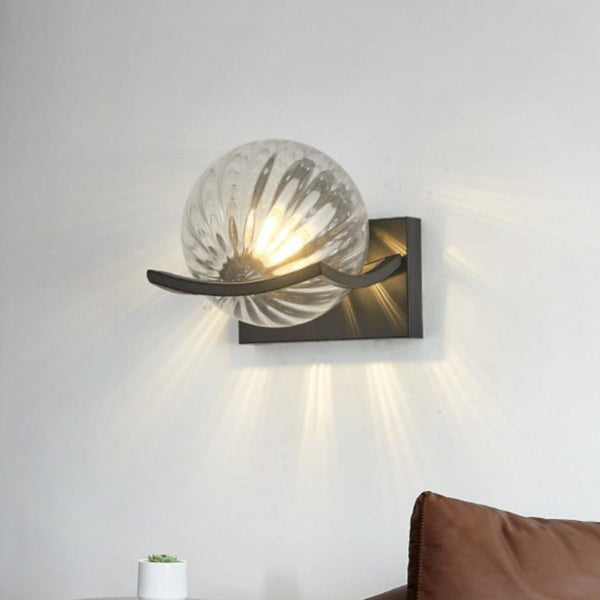 LumaVell | Sleek Glass LED Wall Lamp Contemporary Design | Veisp